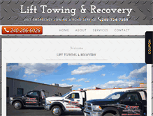 Tablet Screenshot of lifttowing.com